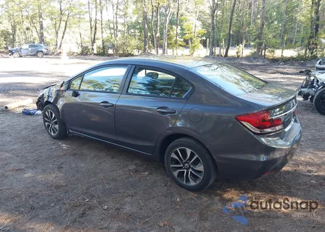 2014 Honda Civic Ex z USA, uszkodzony, nr VIN 19XFB2F83EE028810